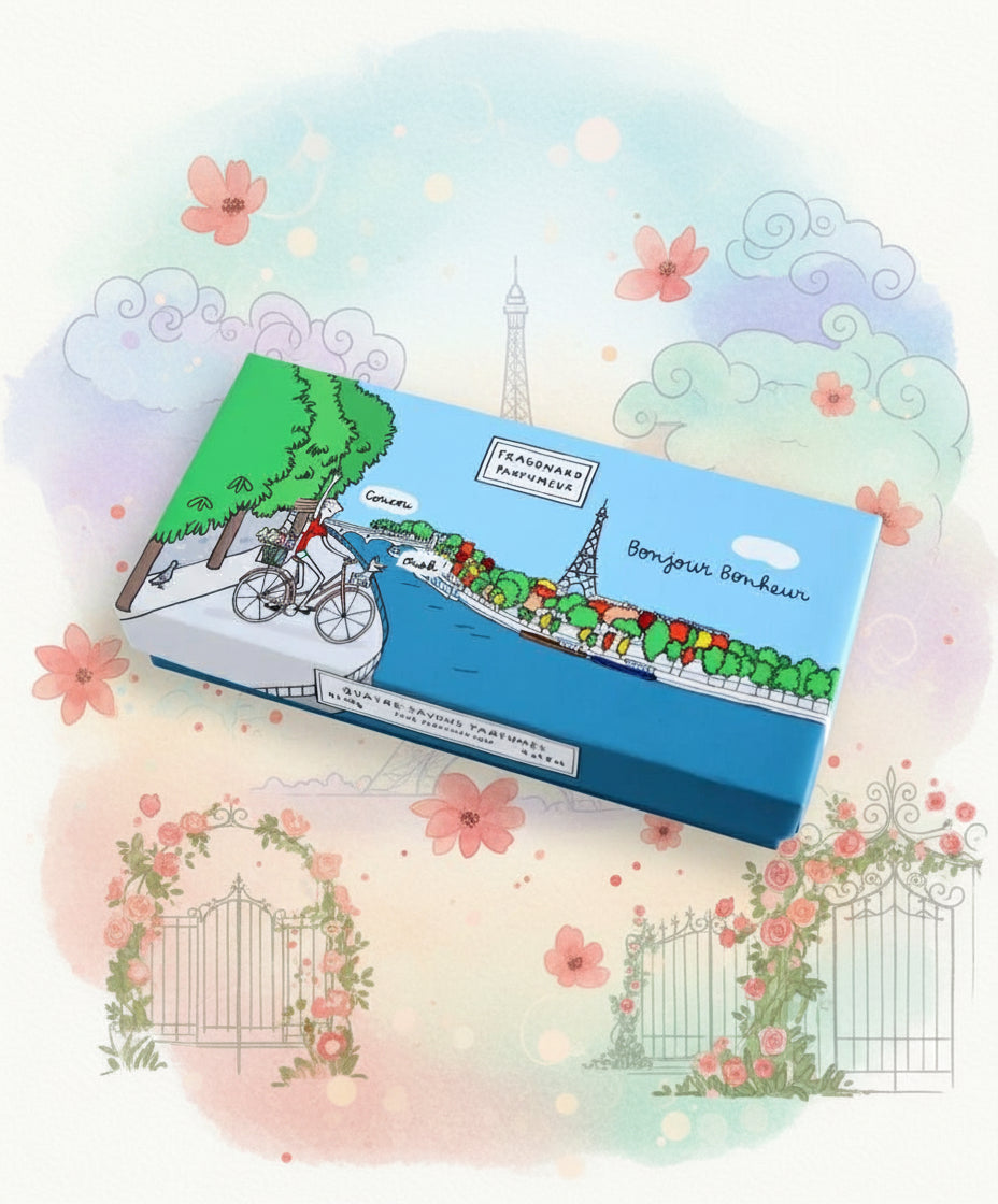 Set di 4 saponette profumate Fragonard Porte Bonheur