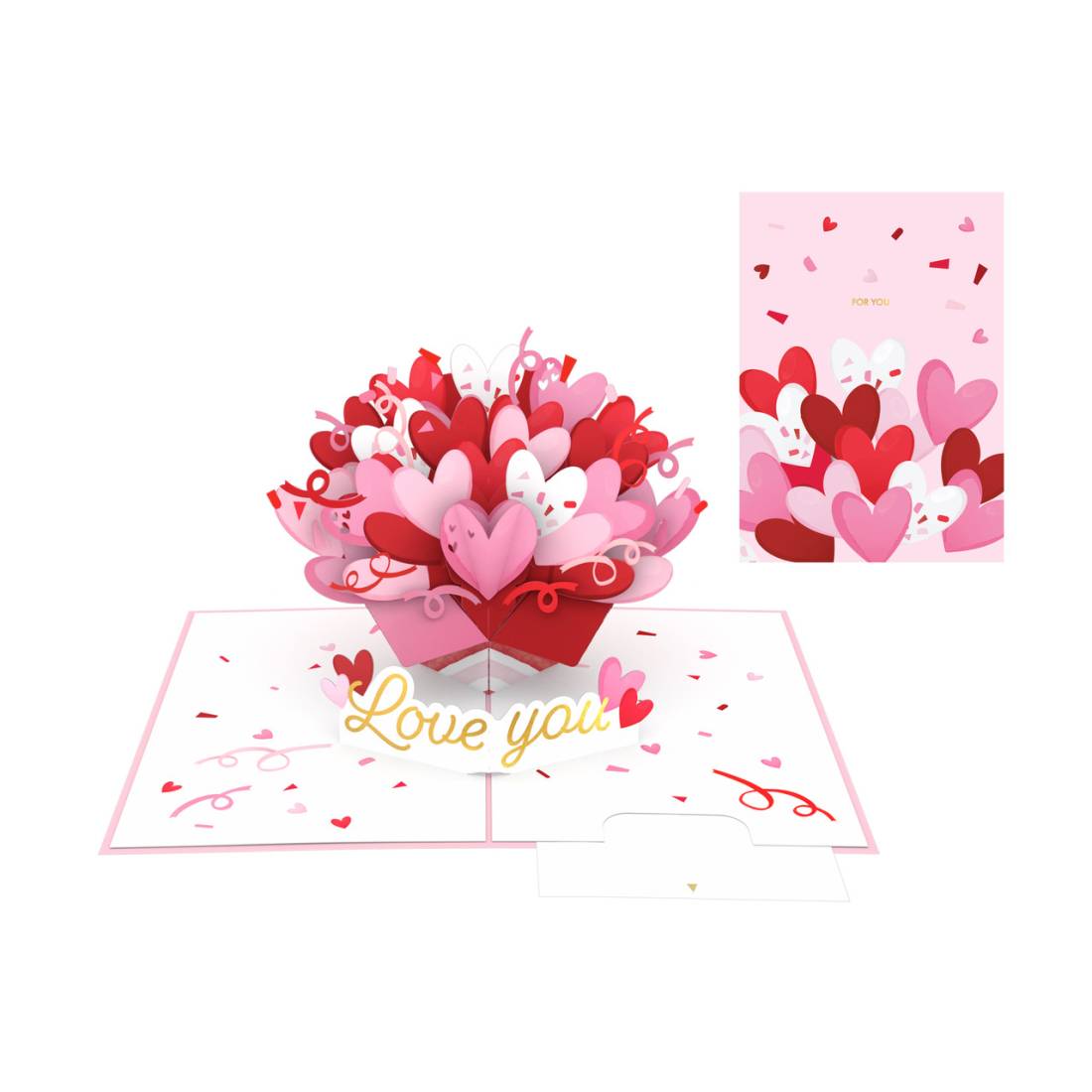 Biglietto di auguri pop up “I love you” - Origamo