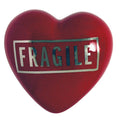 Cuore in ceramica "Fragile"