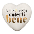 Cuore in ceramica “facile e bello volerti bene”