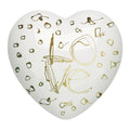 Cuore in ceramica scritta “Love”