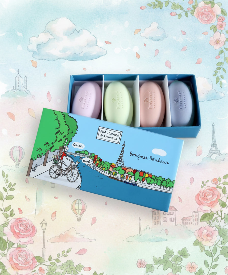 Set di 4 saponette profumate Fragonard Porte Bonheur