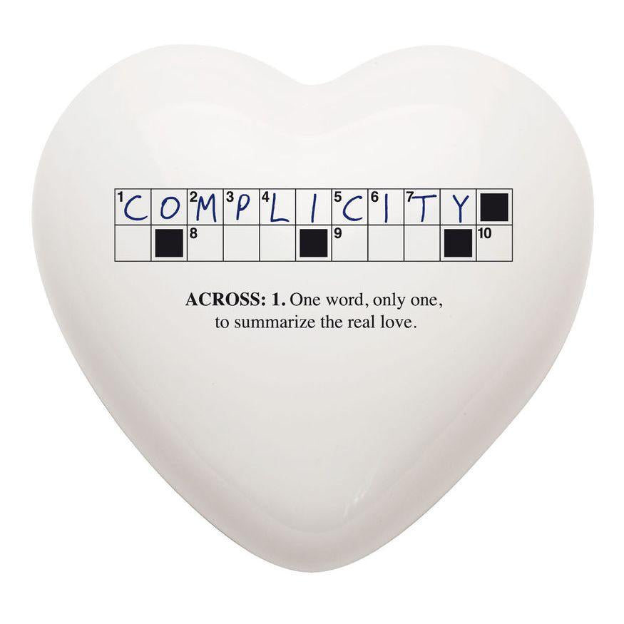 Cuore in ceramica “Complicity”