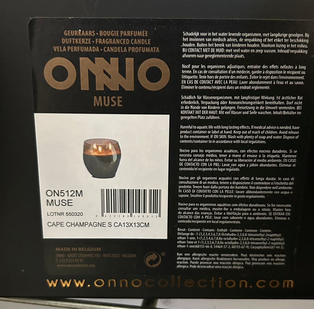 Candela Cape Champagne ONNO Collection -  Fragranza Muse