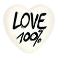 cuore in ceramica “love 100%”