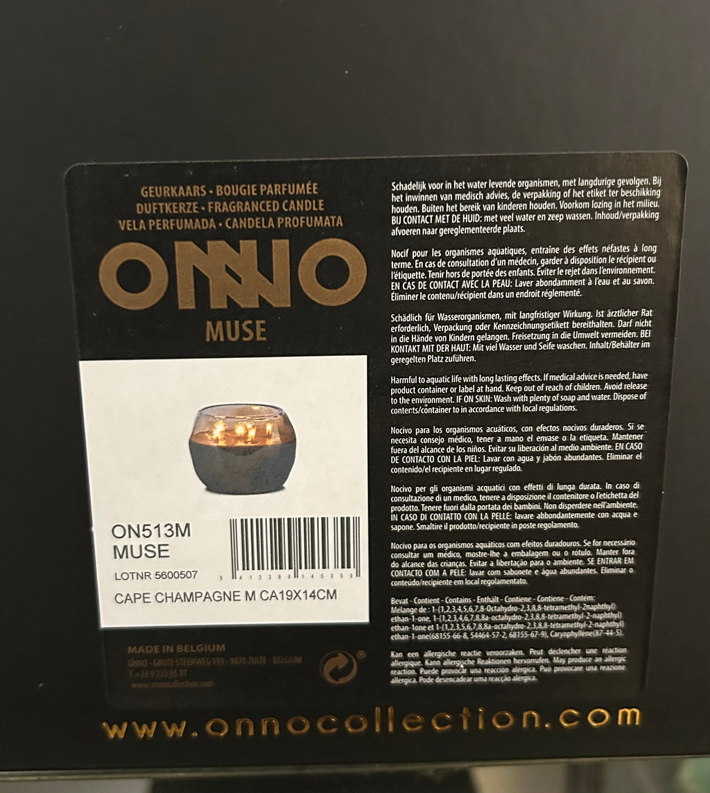 Candela Cape Champagne ONNO Collection -  Fragranza Muse
