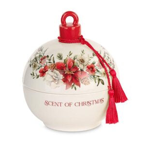 Sfera in ceramica con candela profumata Scent of Christmas